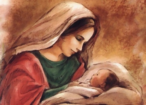 Maria com Jesus (2)